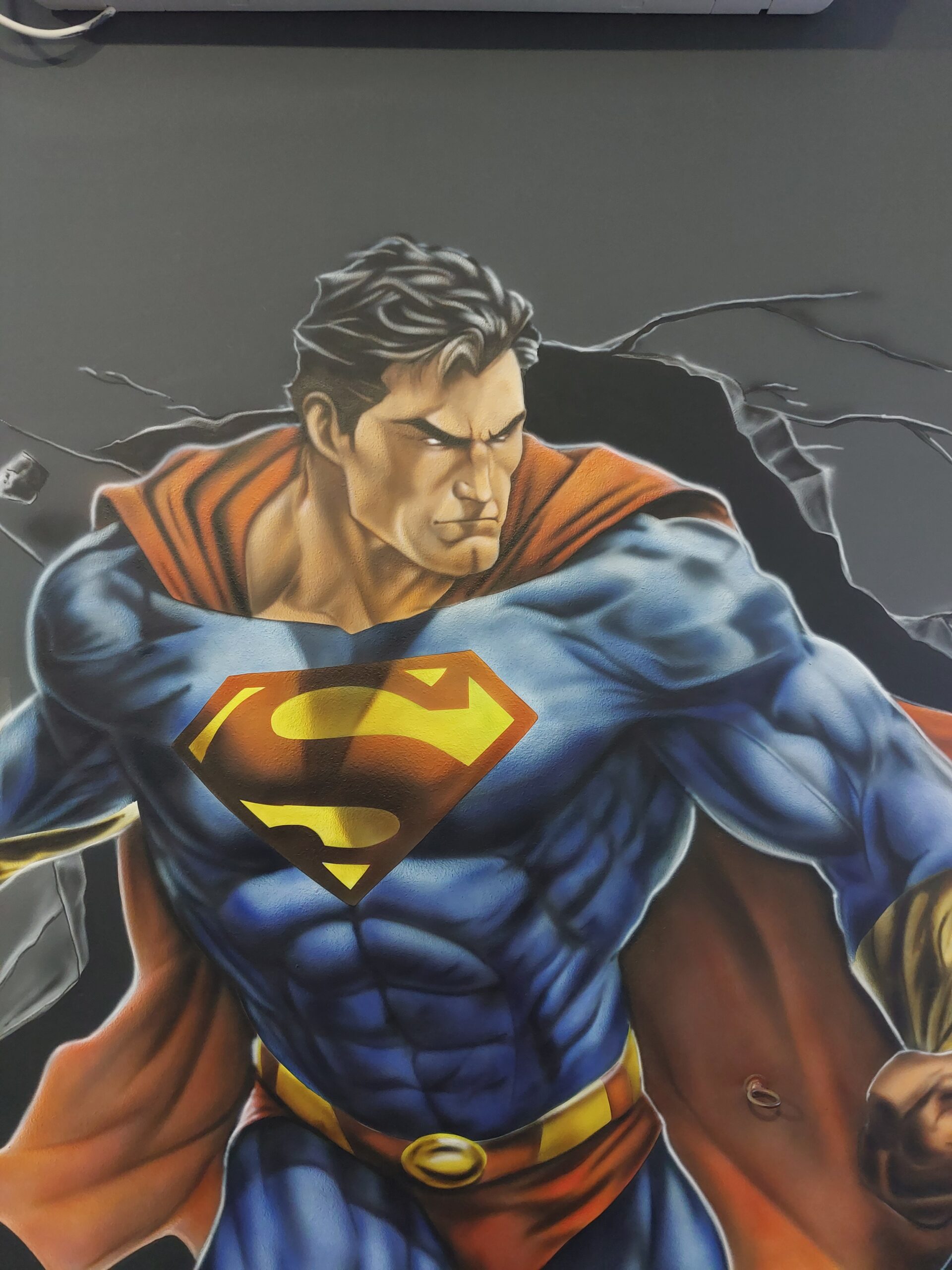 τοιχογραφία superman