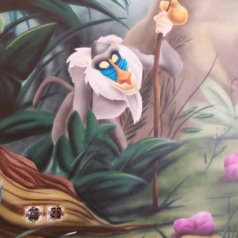 lion king τοιχογραφία