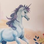 παιδικό δωμάτιο για κορίτσι με μονόκερο