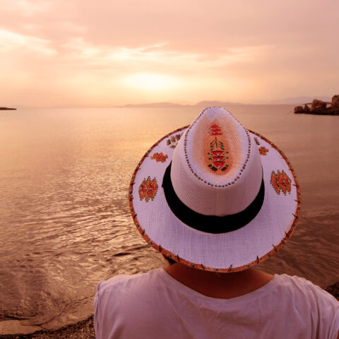 handpainted hat