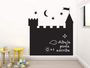 κάστρο με χρώμα μαυροπίνακα