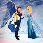 Frozen σχέδιο σε τοίχο